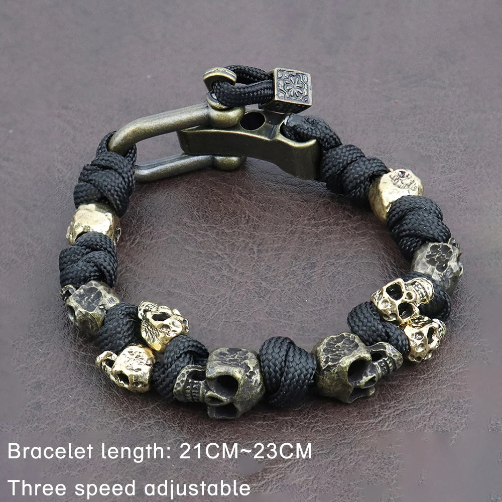 Bracelete Draugr – Caveiras em Paracord