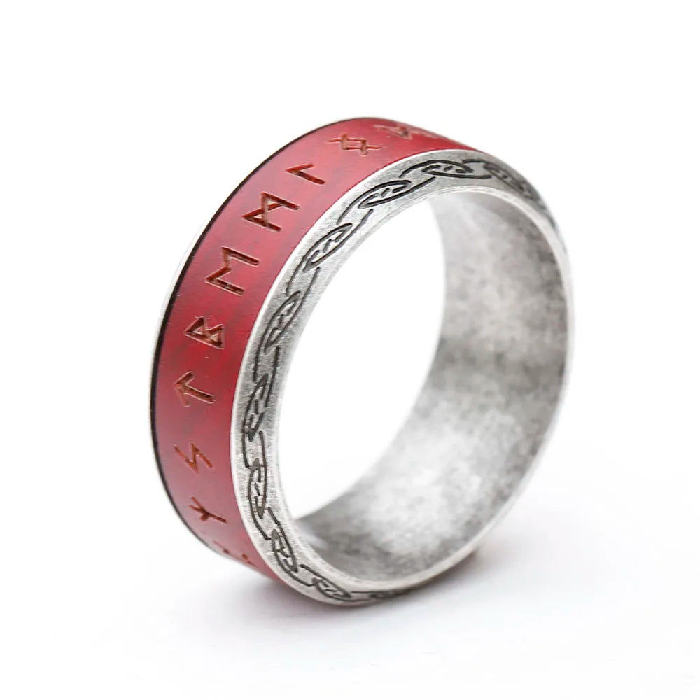 Anel Futhark Vermelho – Runas do Destino