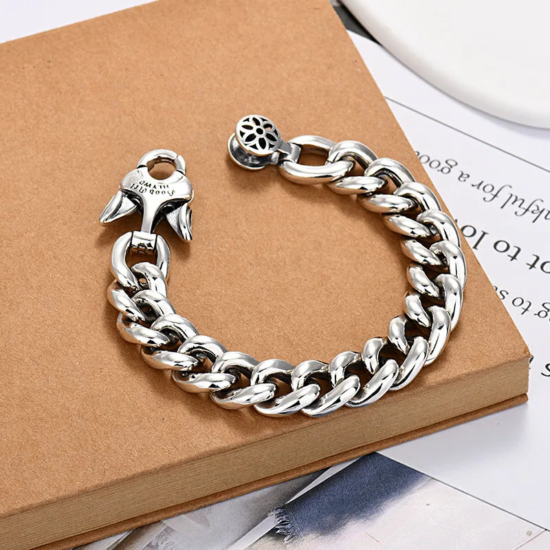Bracelete Groumette Prata S925