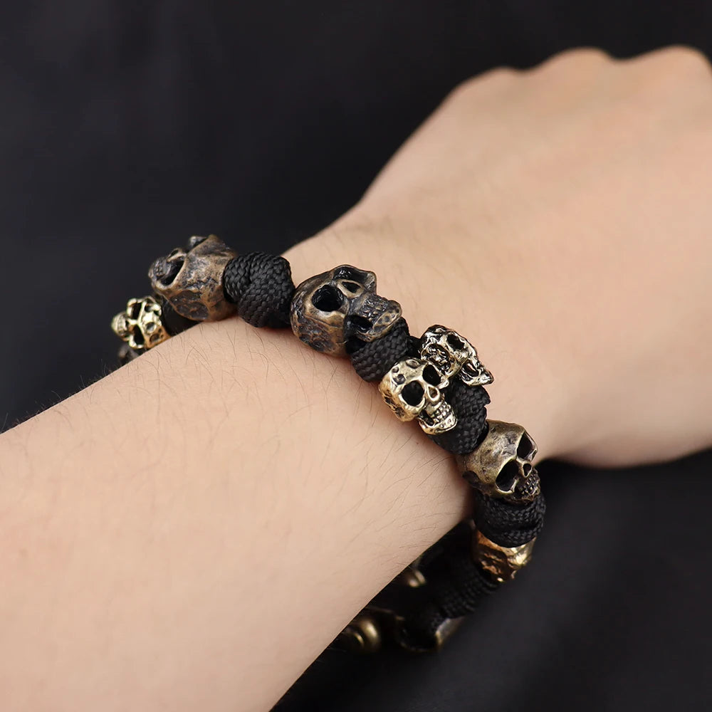 Bracelete Draugr – Caveiras em Paracord