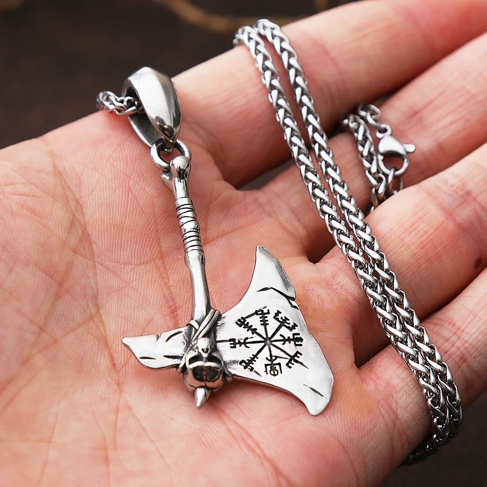 Colar Machado Vegvísir de Odin