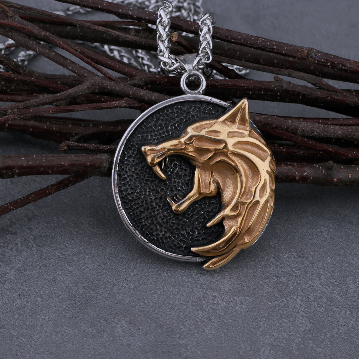 Colar Lobo Nórdico – Espírito do Guerreiro