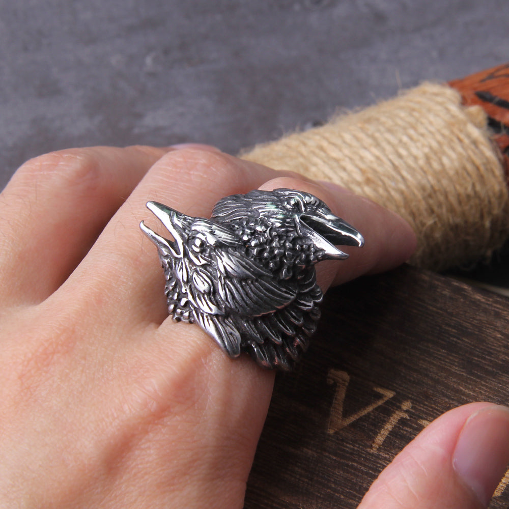 Anel Hugin & Munin de Odin