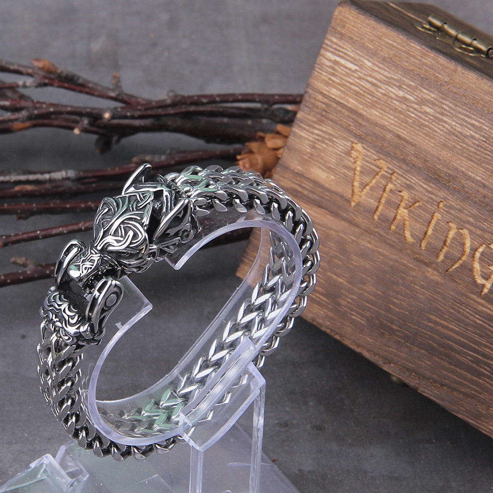 Bracelete Lobo Viking