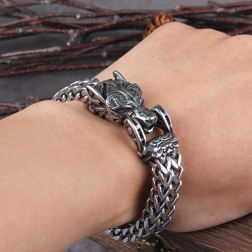 Bracelete Lobo Viking